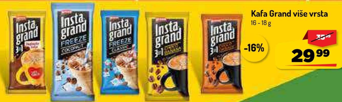 Kafa Grand više vrsta