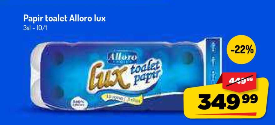 Papir toalet Alloro lux