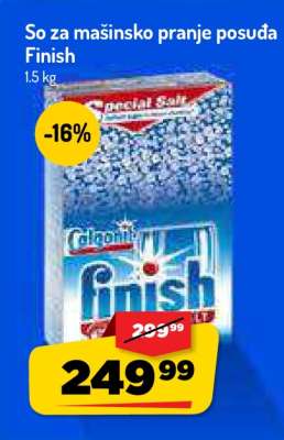 So za mašinsko pranje posuđa Finish