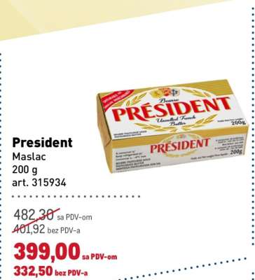 President maslac