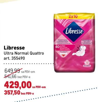 Libresse ultra normal quattro