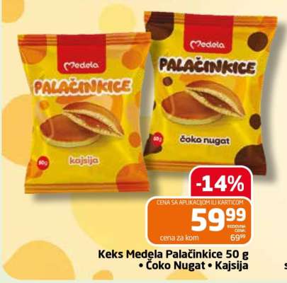 Keks Medela Palačinkice 50 g