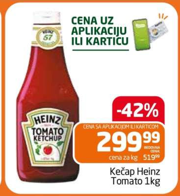 Kečap Heinz Tomato 1kg