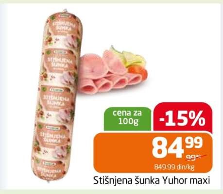 Stišnjena šunka Yuhor maxi