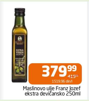 Maslinovo ulje Franz Jozef ekstra devičansko 250ml