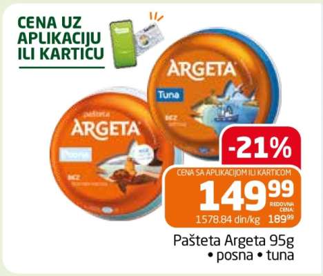 Pašteta Argeta 95g