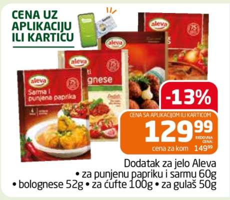 Dodatak za jelo Aleva