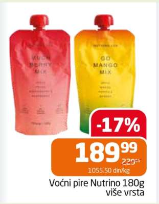 Voćni pire Nutrino 180g