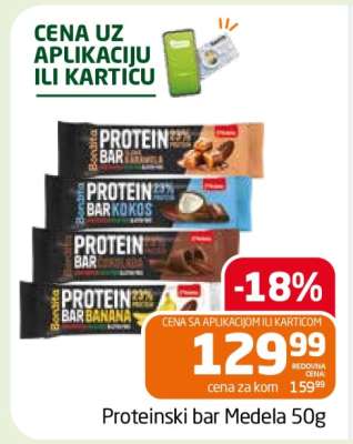 Proteinski bar Medela 50g
