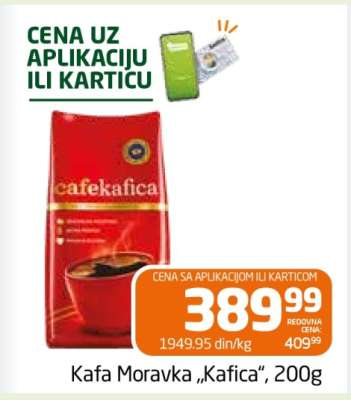 Kafa Moravka kafica 200g