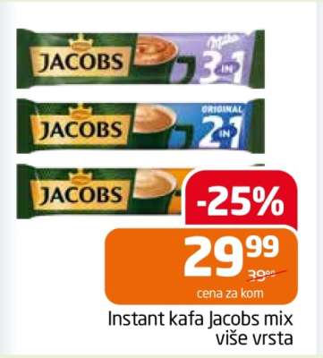 Instant kafa Jacobs mix