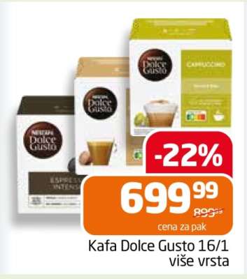 Kafa Dolce Gusto 16/1