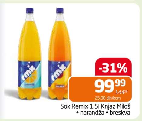 Sok Remix 1,5l Knjaz Miloš