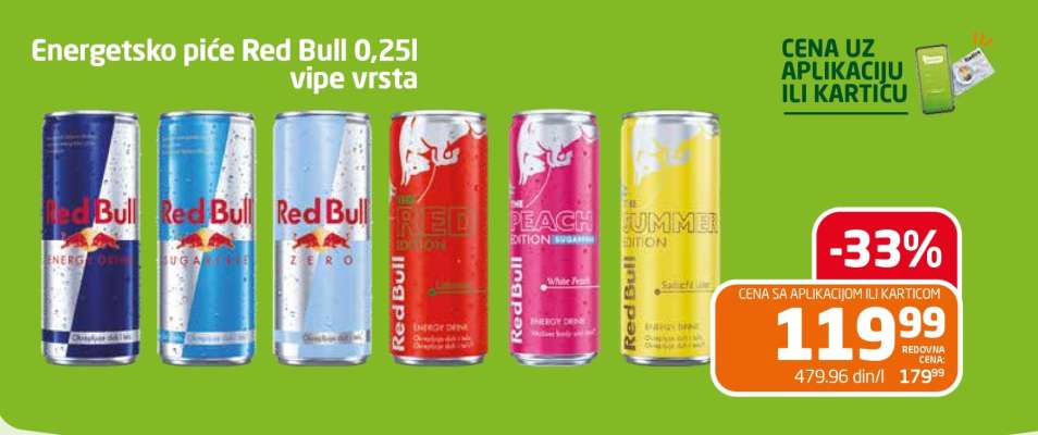Energetsko piće Red bull 0,25l