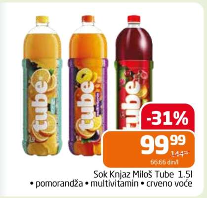 Sok Knjaz Miloš Tube 1.5l