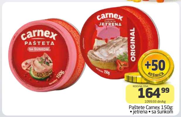 Carnex Pašteta 150g