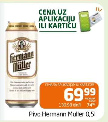 Pivo Hermann Muller 0.5l
