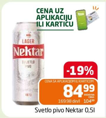 Svetlo pivo Nektar 0.5l