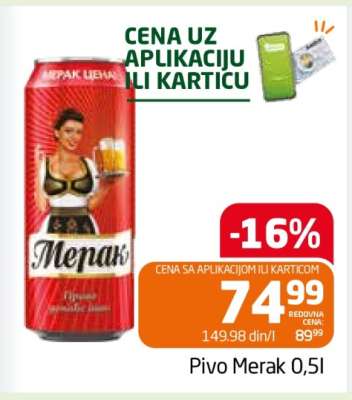 Pivo Merak 0,5l