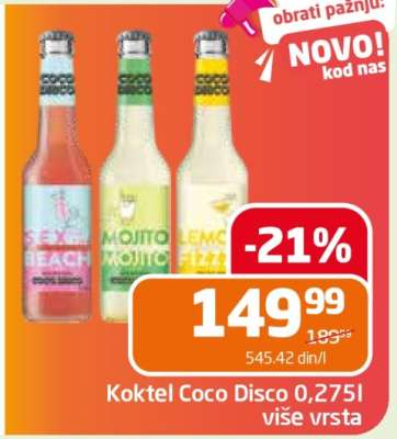 Koktel Coco Disco 0,275l