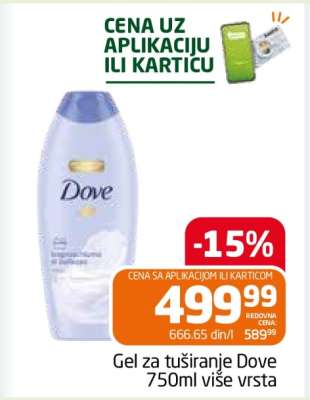 Gel za tuširanje Dove