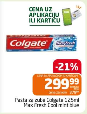 Colgate Max Fresh Cool mint blue
