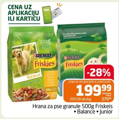 Hrana za pse granule 500g Friskeis