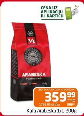 Kafa Arabeska 1/1 200g