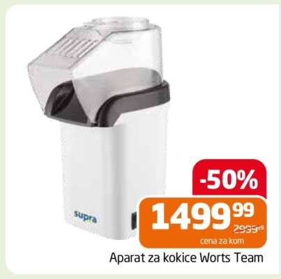 Aparat za kokice Worts Team
