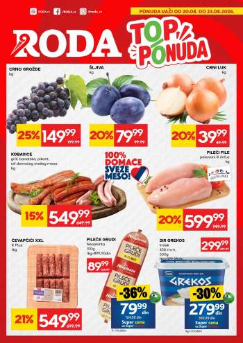Roda katalog - 20.08.2026 - 23.08.2026.