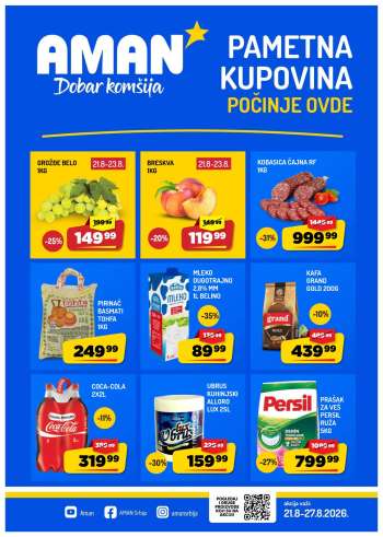 Aman katalog - 21.08.2026 - 27.08.2026.