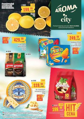 Aroma Market katalog - 20.08.2026 - 02.09.2026.
