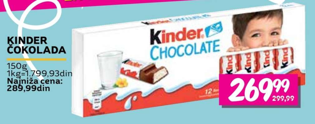 Kinder Čokolada