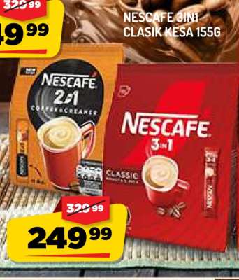 Nescafe 3in1 Clasic Kesa 155g