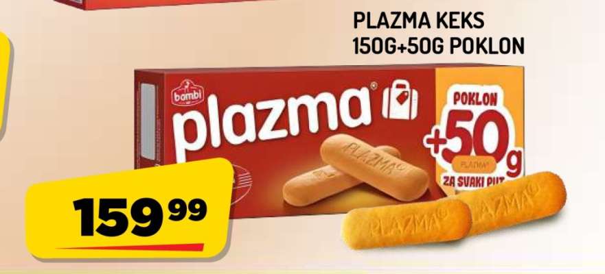 Plazma Keks 150g+50g Poklon