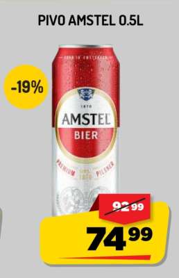 Pivo Amstel 0.5l