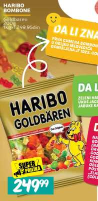 HARIBO BOMBONE