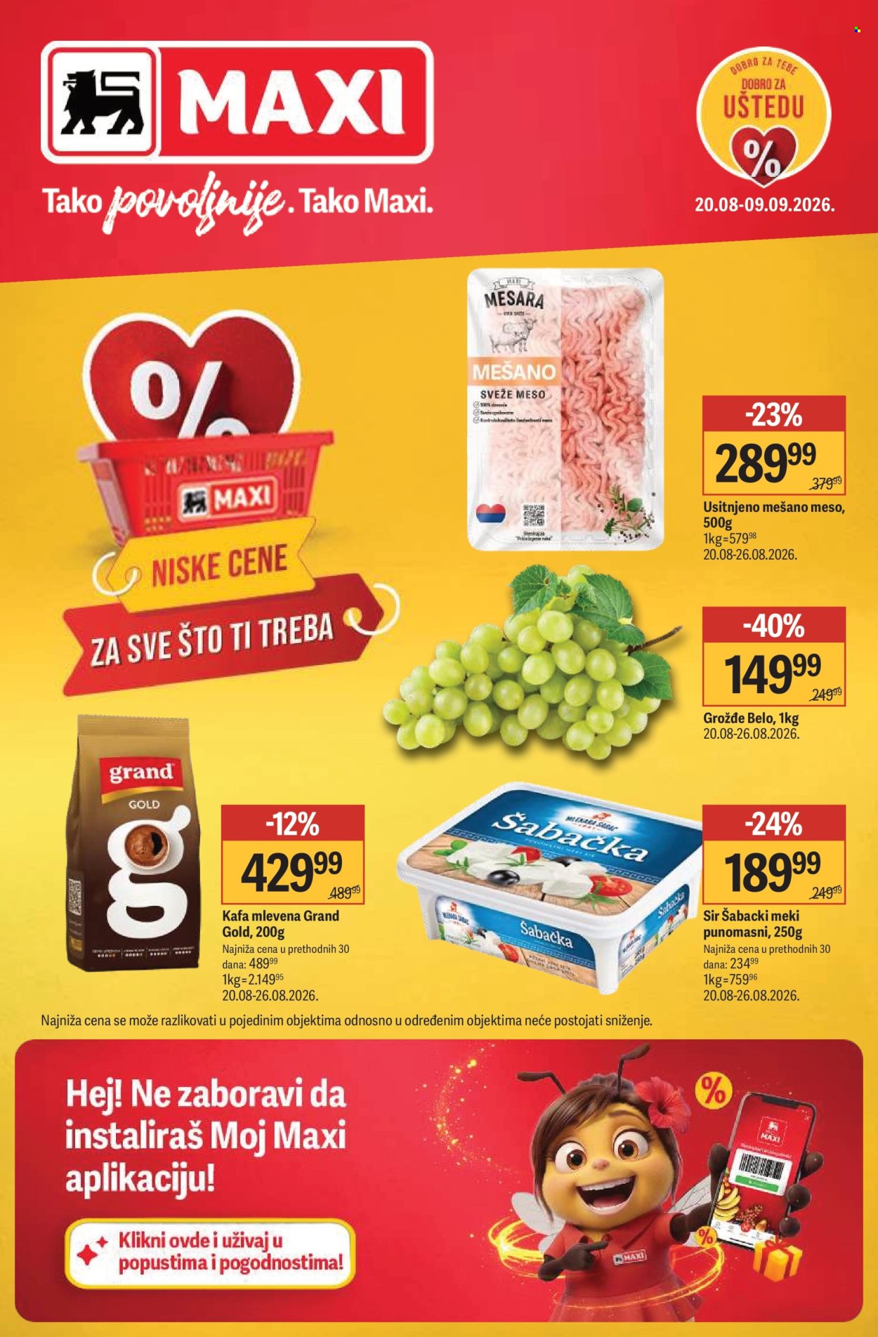 Maxi katalog - 20.08.2026 - 09.09.2026. Stranica 1