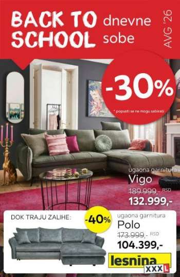 Lesnina XXXL katalog - 01.08.2026 - 31.08.2026.