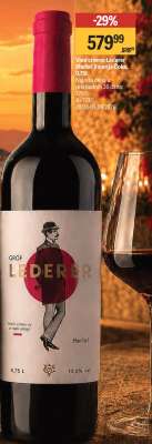 Vino crveno Lederer Merlot Vinarija Čoka, 0.75l
