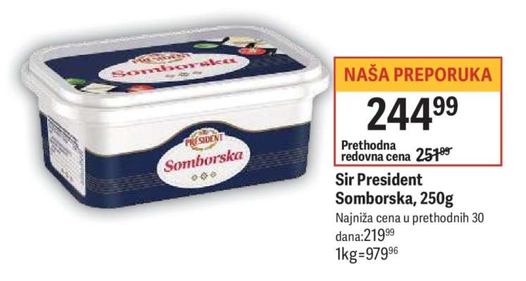Sir President Somborska 250g