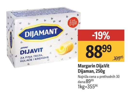 Margarin DijaVit Dijamant 250g