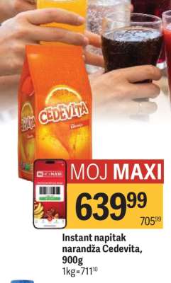Instant napitak narandža Cedevita, 900g