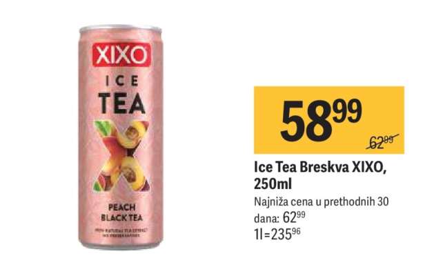 Ice Tea Breskva XIXO, 250ml