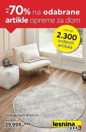 Lesnina XXXL katalog - 01.08.2026 - 31.08.2026.