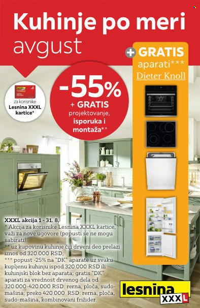 Lesnina XXXL katalog - 01.08.2026 - 31.08.2026. Stranica 1