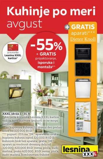 Lesnina XXXL katalog - 01.08.2026 - 31.08.2026.