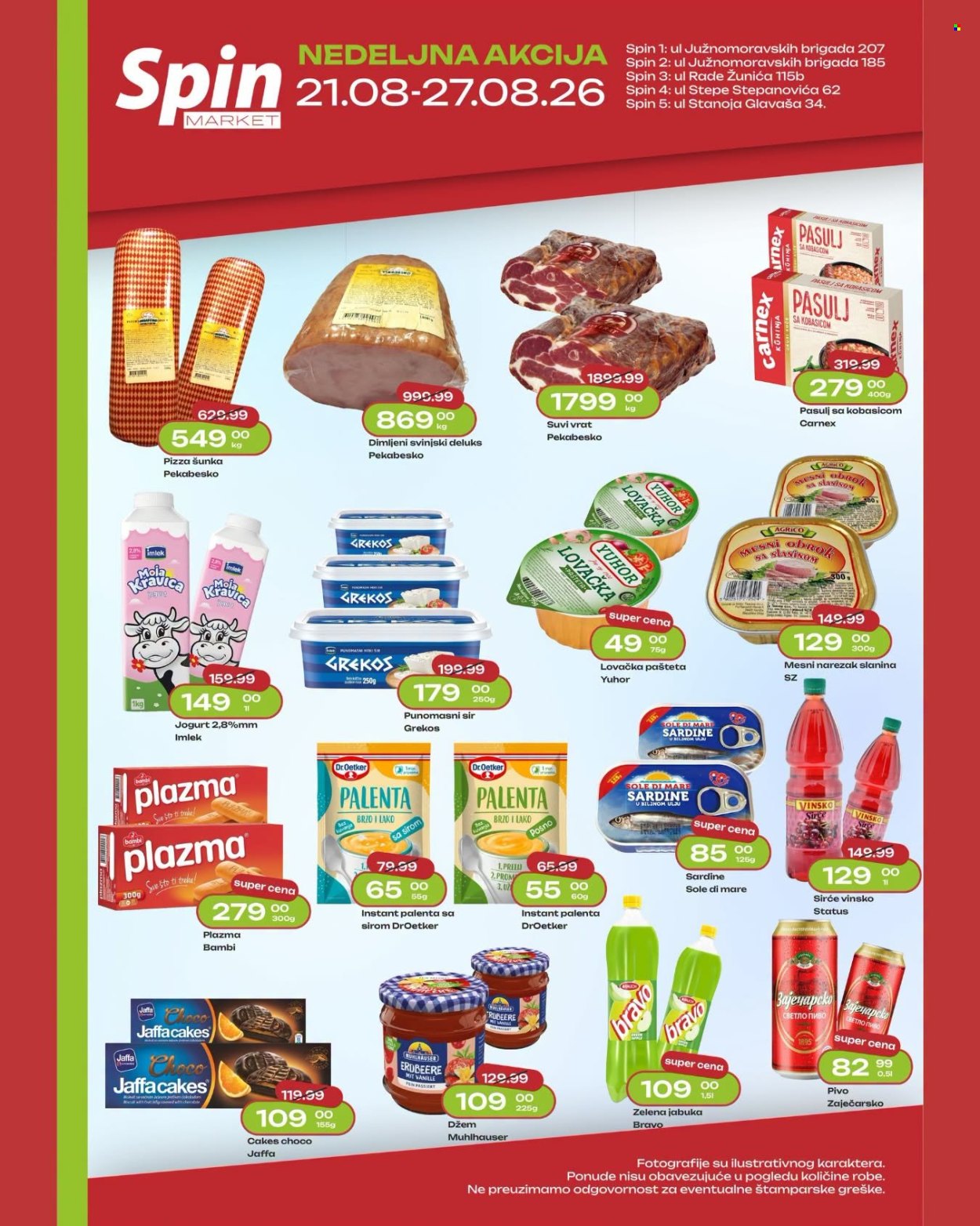 Spin Market katalog - 21.08.2026 - 27.08.2026. Stranica 1