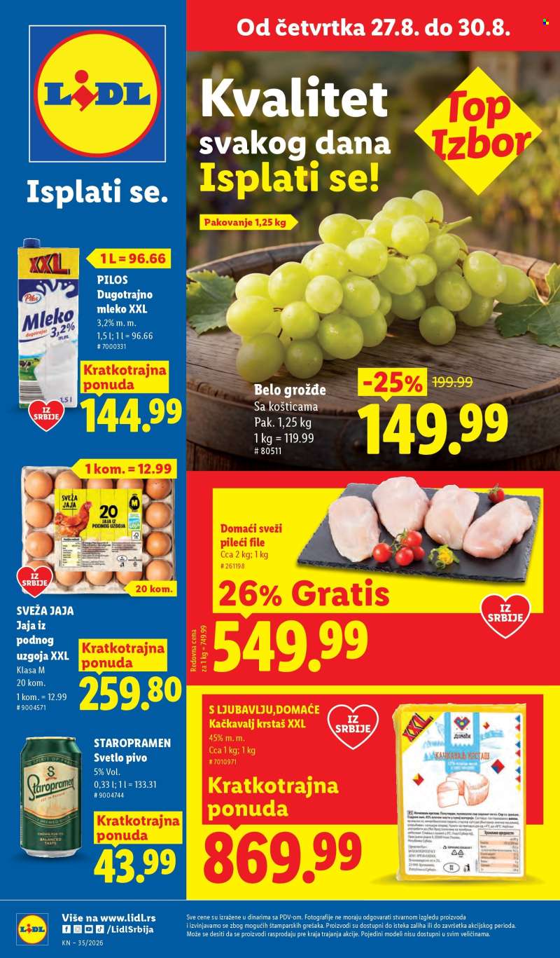 Lidl katalog - 27.08.2026 - 02.09.2026.