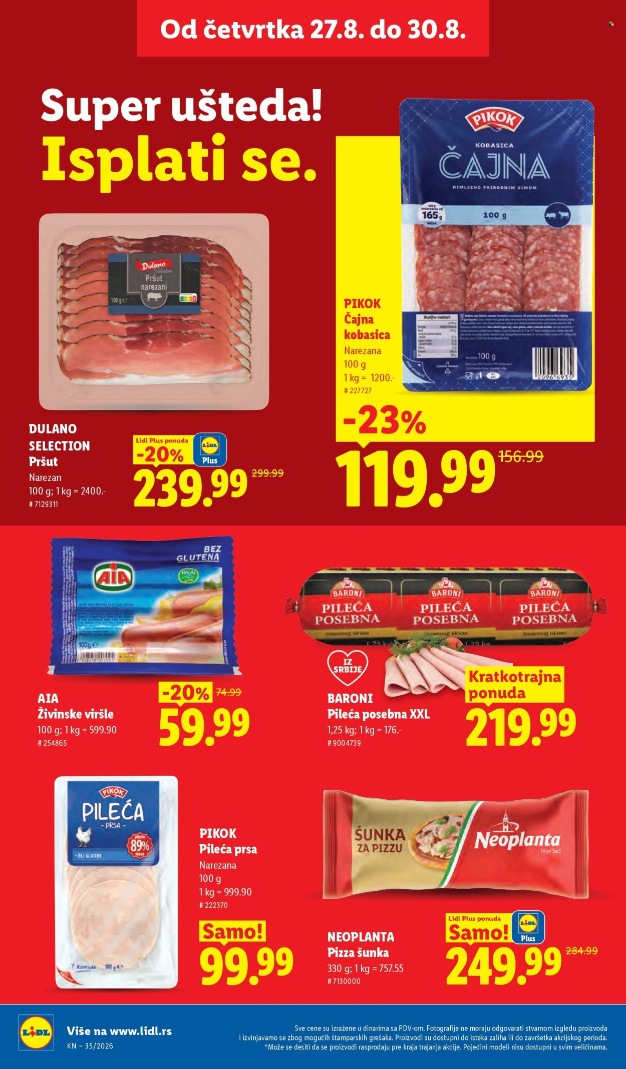 Lidl katalog - 27.08.2026 - 02.09.2026. Stranica 28